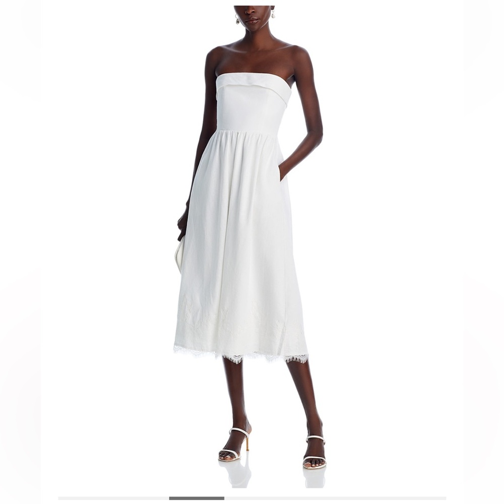Wayf Amalia Strapless Dress